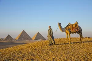 Images Dated 20th March 2017: Pyramids of Giza, Giza, Cairo, Egypt