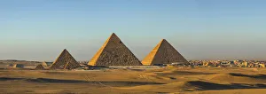 Middle East Prints: Pyramids of Giza, Giza, Cairo, Egypt