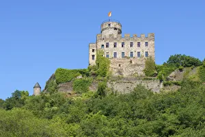 Pyrmont Castle, Roes, Eifel, Rhineland-Palatinate, Germany