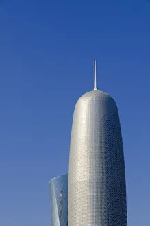 Qatar, Doha, Al Bidda Tower and Burj Qatar