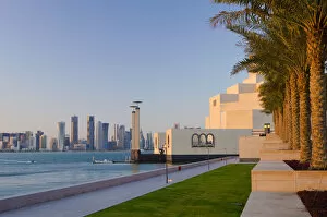 Images Dated 21st March 2011: Qatar, Doha, Doha Skyline, Al Bidda Tower, Palm Tower West, Burj Qatar and Tornado