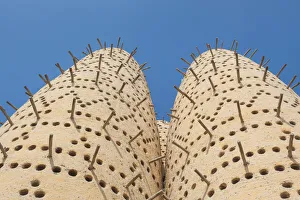 Qatar, Doha, Katara Cultural Center, traditional pigeon tower