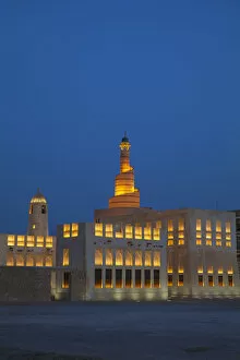 Images Dated 17th June 2013: Qatar, Doha, Mosque near Fanar Qatar Islamic Cultural Center