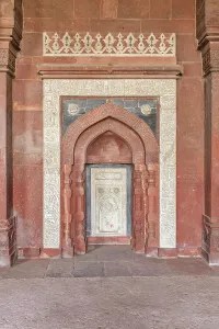 Pietra Dura Prints: Qila Kuhna Masjid mosque, 1541, Purana Qila, Old Fort, New Delhi, India