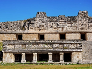 Uxmal Prints: Quadrangle of the Nuns, Uxmal, Yucatan State, Mexico