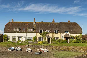 Cloud Gallery: Quay Cottages, Porlock Weir, Somerset, England