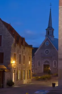 Lower Town Prints: Quebec City, Canada. The Lower Town or Bas Ville in old Quebec City Canada