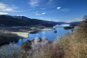 Grand View Prints: Queens View in Winter, Tayside Region, Scotland
