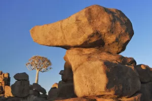 Namibian Gallery: Quiver tree (Kokerboom) and bizarr rocks - Namibia, Karas, Keetmanshoop