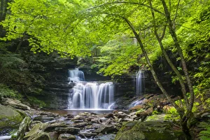 Pure Prints: R. B. Ricketts Falls, Ricketts Glen State Park, Sullivan County, Pennsylvania, USA