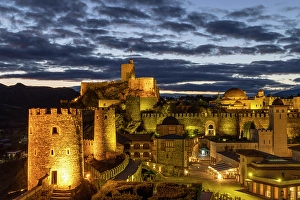 Complex Prints: Rabati Castle at night, Akhaltsikhe, Meskheti, Samtskhe-Javakheti, Georgia