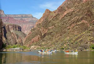 Canyons Prints: Rafting the Colorado River in the Grand Canyon above Hermit Rapids
