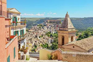 Ragusa Ibla Prints: Ragusa Ibla view from Santa Maria delle scale church