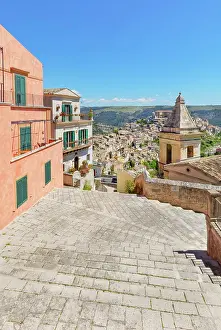 Ragusa Ibla Prints: Ragusa Ibla view from Santa Maria delle scale church