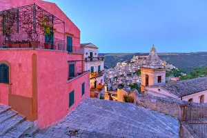 Historic District Prints: Ragusa Ibla view from Santa Maria delle scale church