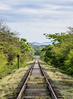Railroad tracks at Valle de los Ingenios. Available as Photo Prints, Wall Art and other products #19943859 Railroad tracks at Valle de los Ingenios. Available as Photo Prints, Wall Art and other products #19943859