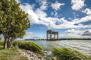 Former railway bridge, Karnin, Usedom island, Mecklenburg-Western Pomerania, Germany