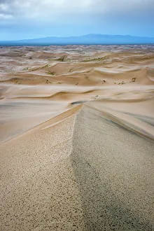 Gobi Desert Prints: Rain on the Khongoryn Els sand dunes, Gobi Desert, Mongolia