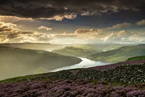 Rain Showers at Bamford Edge, Peak District National Park, Derbyshire, England