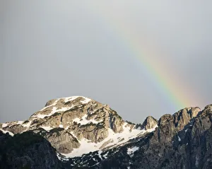 Albanian Prints: Rainbow over The Accursed Mountains, Theth, Albania