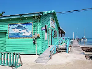 Rainbow Prints: Rainbow Grill & Bar, Caye Caulker Village, Caye Caulker, Belize District, Belize