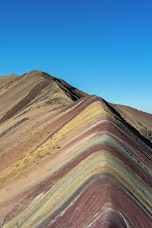 Cusco Province Prints: Rainbow Mountain, Pitumarca District, Cusco Region, Peru