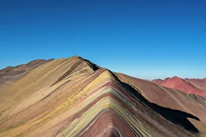Cusco Province Prints: Rainbow Mountain, Pitumarca District, Cusco Region, Peru