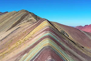 Cusco Province Prints: Rainbow Mountain, Pitumarca District, Cusco Region, Peru