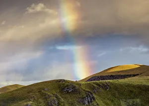 Hope Prints: Rainbow over Mountains, Chimborazo Province, Ecuador