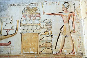 Maghreb Prints: Ramesses II temple (13th century BC), Abydos, Egypt