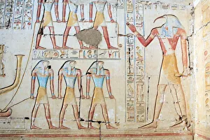 Ramesses II temple (13th century BC), Abydos, Egypt