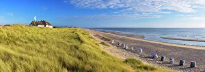 Deckchairs Prints: Rantum beach, Sylt, Schleswig Holstein, Germany