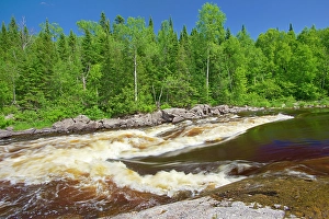 La Belle Province Prints: Rapide Chute a Grandmaison sur la riviere Bell
