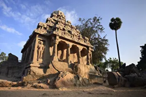 The Five Rathas, Mamallapuram (UNESCO World Heritage Site), Tamil Nadu, India