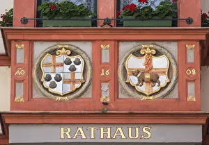 Marktplatz Prints: Rathaus (Town Hall), Bernkastel-Kues, Rhineland-Palatinate, Germany