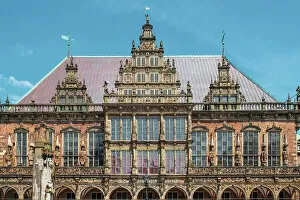 Images Dated 2nd December 2022: Rathaus (Town Hall), Marktplatz, Bremen City, Bremen, Germany