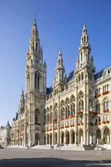 Images Dated 11th September 2017: Rathaus (Town Hall), Vienna, Austria