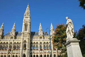 Images Dated 11th September 2017: Rathaus (Town Hall), Vienna, Austria
