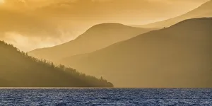 Time Of Day Prints: Last Rays of Light over Loch Tay, Perth & Kinross, Scotland