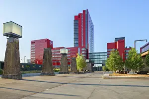 Comtemporary Prints: RBC office building (Vasconi Associes Architectes) at Belval, Esch-sur-Alzette, Kanton