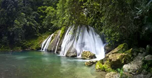 Images Dated 25th September 2012: Reach Falls, St. Thomas Parish, Jamaica, Caribbean