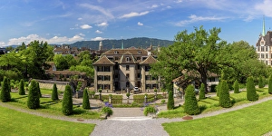 Grounds Prints: Rechberg Garden and house, Zurich, Switzerland