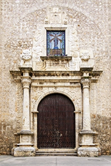 Yucatec Prints: The Rectory Jesus Third Order Church, Merida, Yucatan State, Mexico