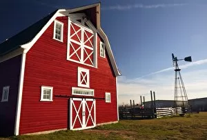Saskatchewan Collection: Red Barn, North Battleford