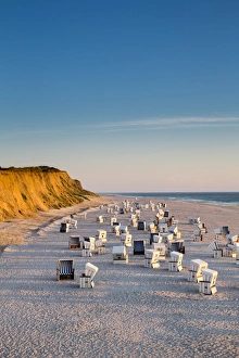 red cliff, Kampen, Sylt Island, Northern Frisia, Schleswig-Holstein, Germany