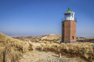 Red Cliff lighthouse in Kampen, Sylt, Schleswig-Holstein, Germany