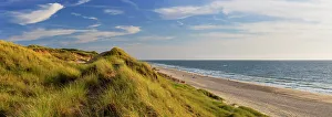 Deckchairs Prints: Red Cliffs beach (Rotes Kliff), Kampen, Sylt, Schleswig Holstein, Germany