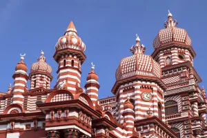 Ceylon Prints: Red Masjid, Pettah, Colombo, Sri Lanka