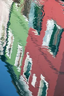 Ripples Prints: Reflections in Burano, Veneto region, Italy