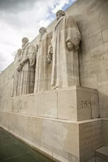 Images Dated 29th July 2014: Reformation Wall, Parc des Bastions, Geneva, Switzerland